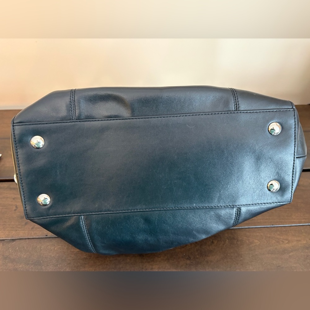 Black leather Coach purse - Picture 2 of 5